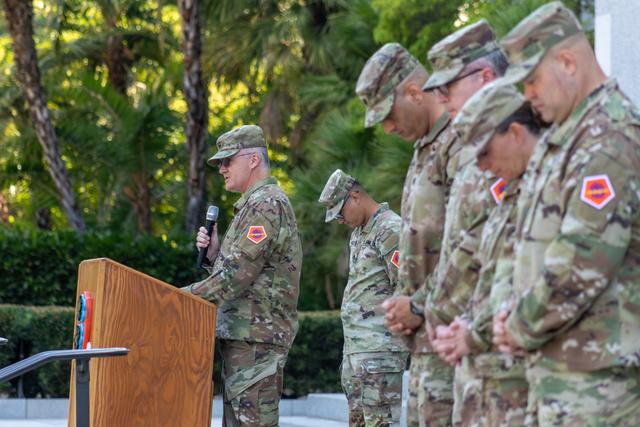 319th ESB Change of Command