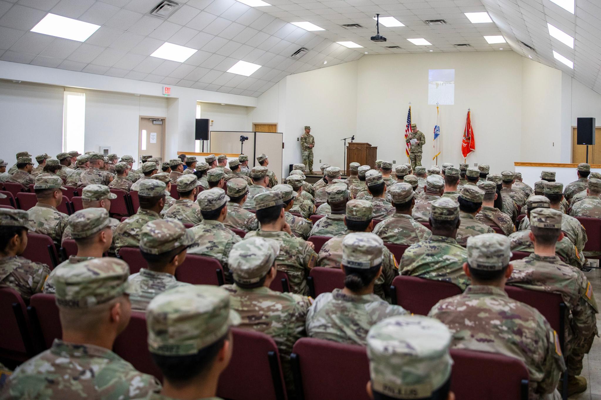 B Co 98th ESB Welcome Home Ceremony